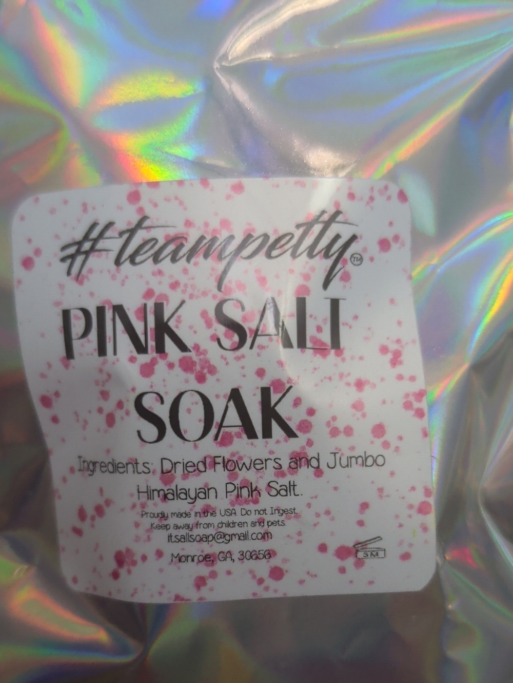 3 Pack Pink Salt Soak – Himalayan Pink Bath Soak